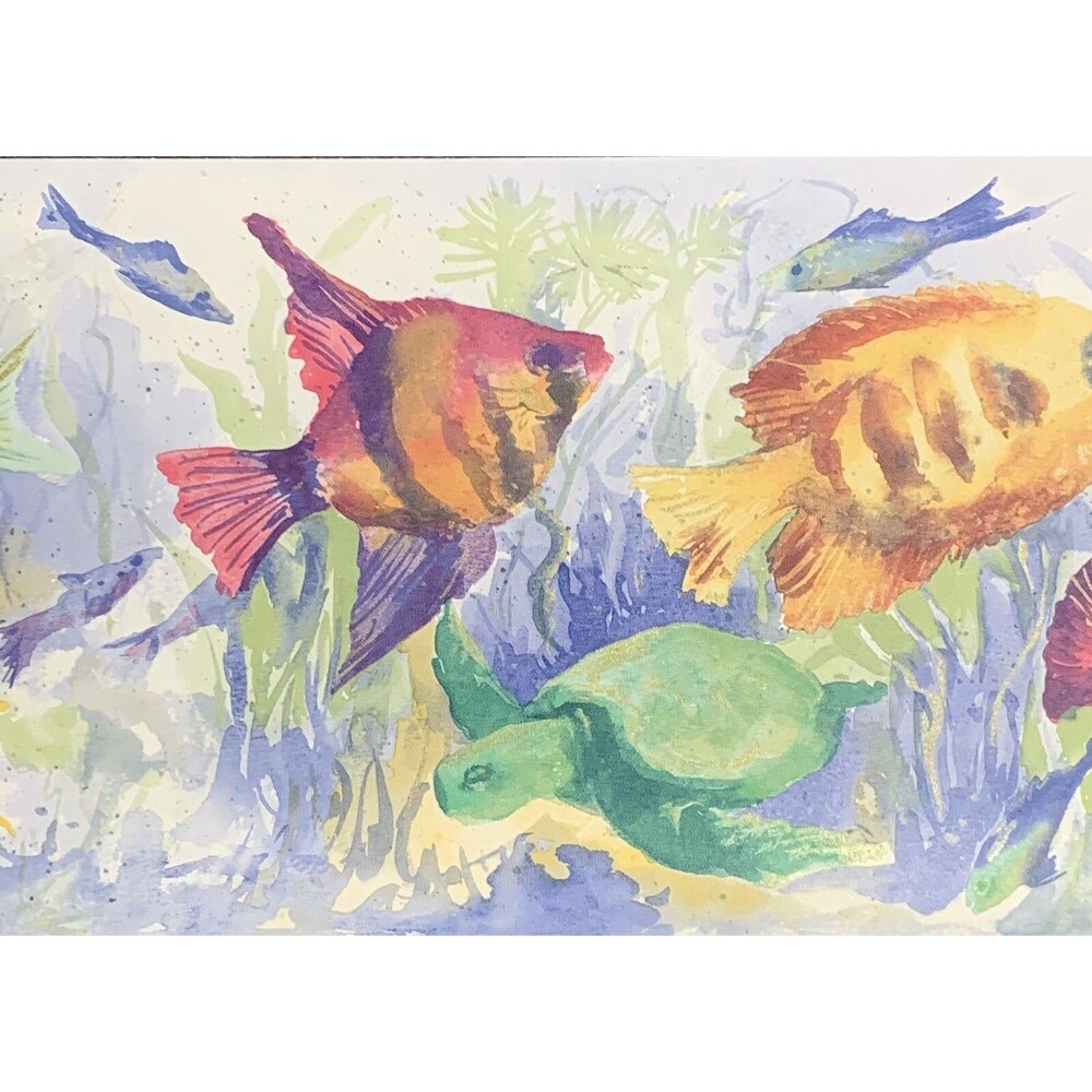Tropical Fish Wallpaper Border by Waverly